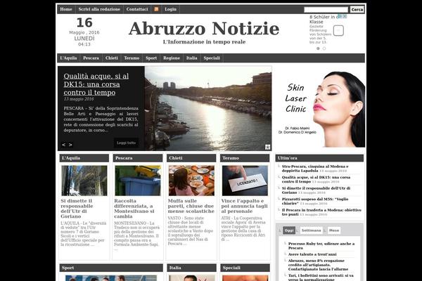 abruzzonotizie.com site used Newshun