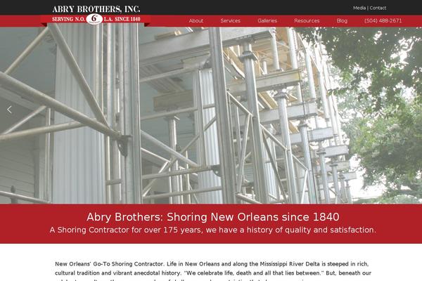 abrybrothers.com site used Abry-brothers-theme