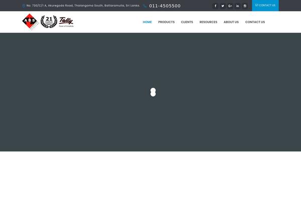Easyweb theme site design template sample