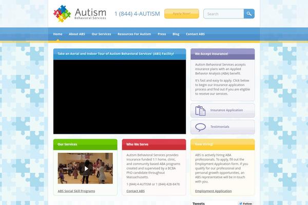 Abs theme site design template sample