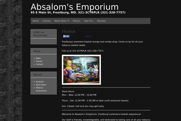 Gridiculous theme site design template sample
