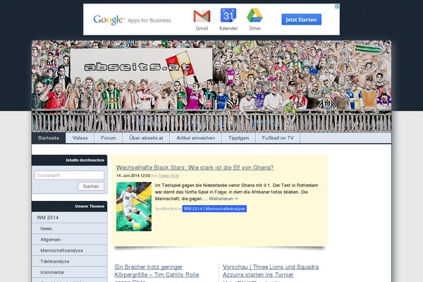 Goliath theme site design template sample