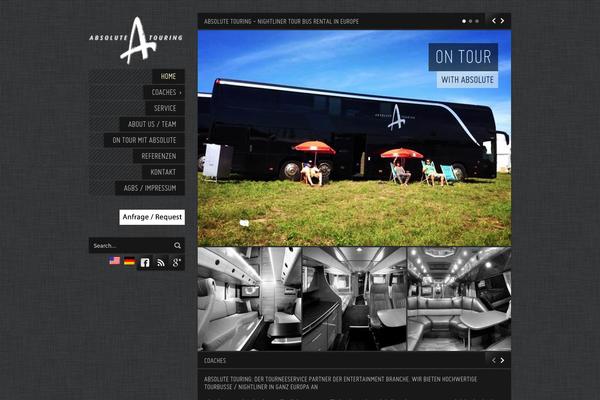 absolute-touring.com site used Showycase