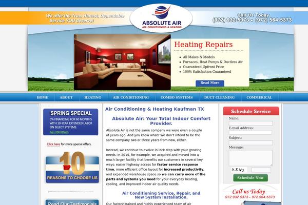 absoluteair theme websites examples
