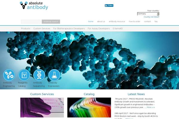 Site using TablePress plugin