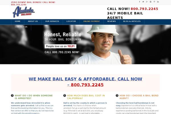 Absolute theme site design template sample