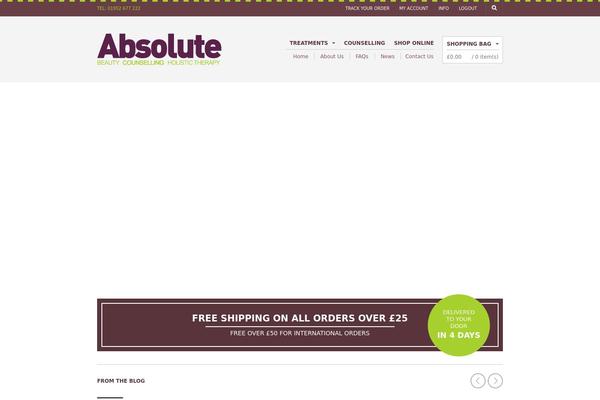 The Retailer Child theme site design template sample