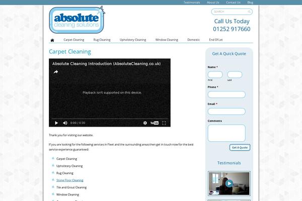 absolutecleaning theme websites examples