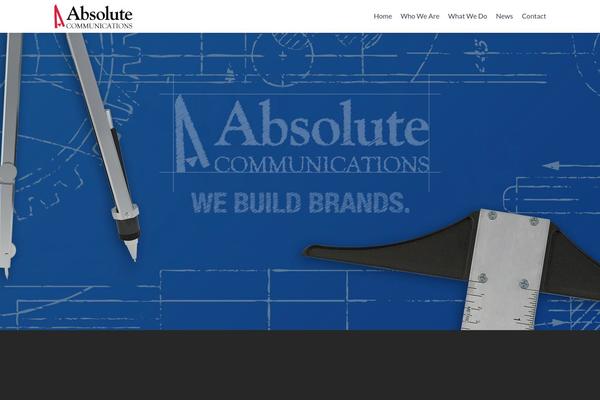 Absolute theme site design template sample