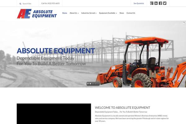 absoluteequip theme websites examples
