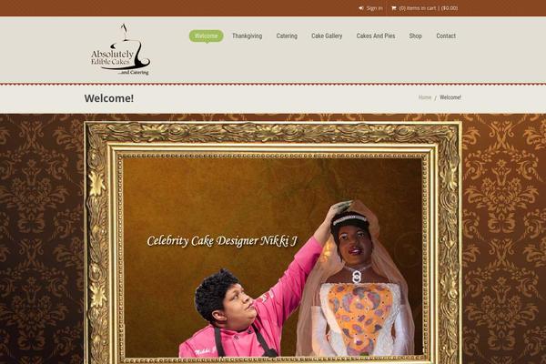 absolutelyediblecakes.com site used Dt-bella
