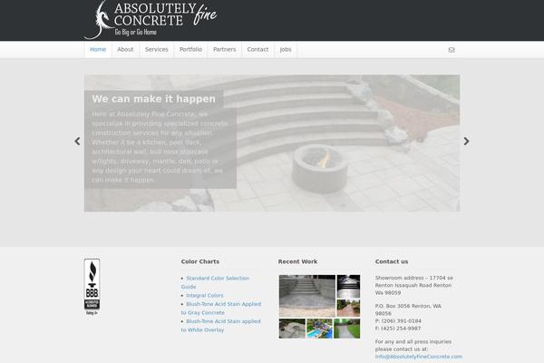 Canvas theme site design template sample