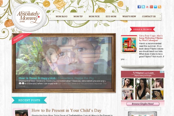 absolutelymommy theme websites examples