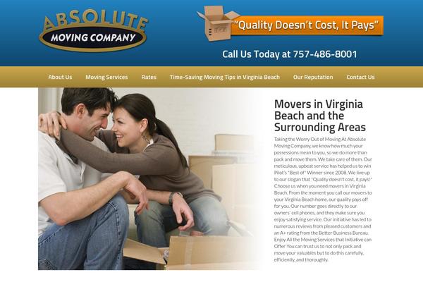 Enterprise Pro theme site design template sample