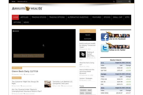 Site using Frizzly plugin