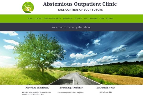 Everett theme site design template sample