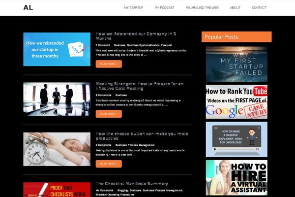 abstract-living.com site used Clean-lite