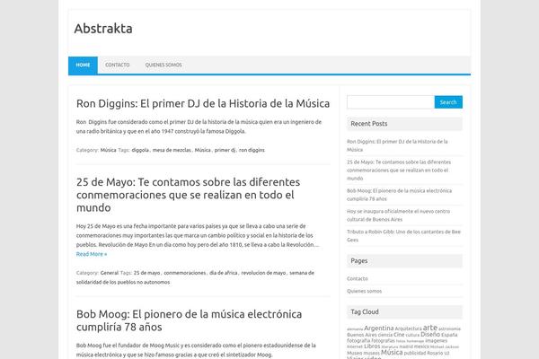 abstraktablog.com site used Iconic One