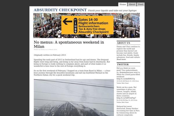 This Just In! theme site design template sample