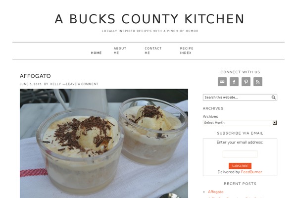 Foodie theme site design template sample