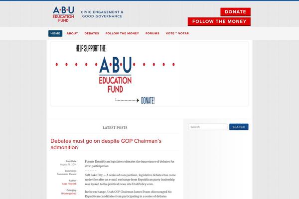 Campaign theme site design template sample