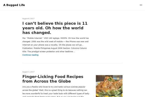abuggedlife.com site used Resonar
