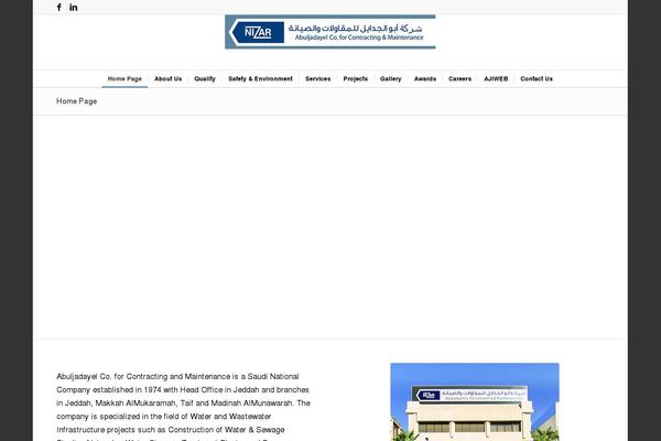 Enfold theme site design template sample