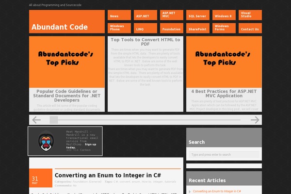 Site using Wp-codemirror-block plugin