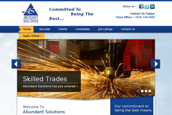 abundantjobs.com site used Abundant