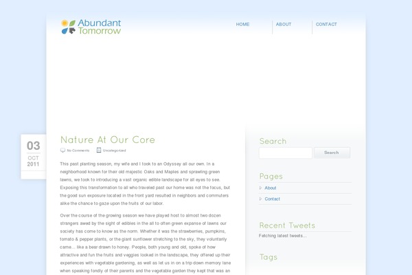 Habitat theme site design template sample