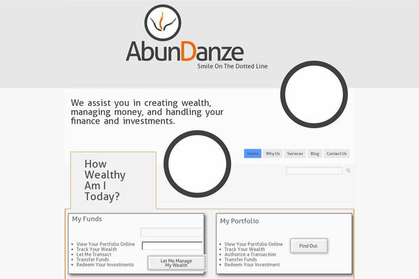 A8c theme site design template sample