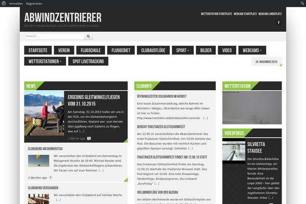 Powermag theme site design template sample
