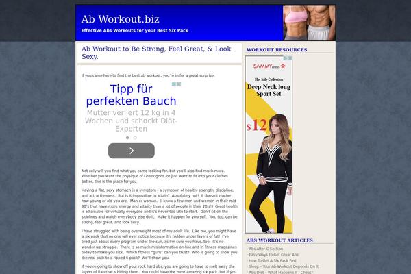 Flexsqueeze theme site design template sample