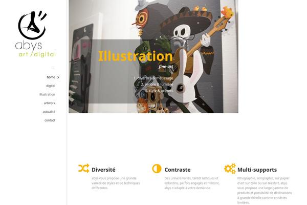 Vellum theme site design template sample