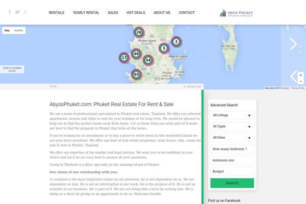 Wp Estate theme site design template sample