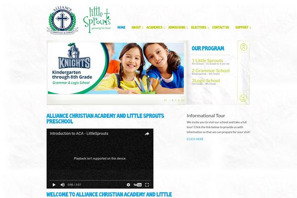 Kids theme site design template sample