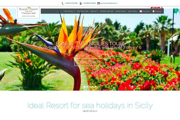 acaciaresort.eu site used Wp_sunresort5-v1.1