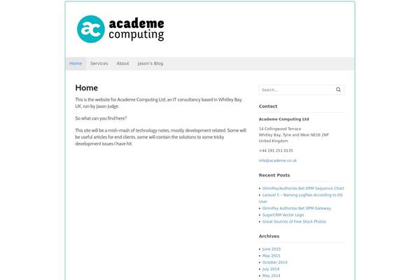 Site using Organize Series plugin