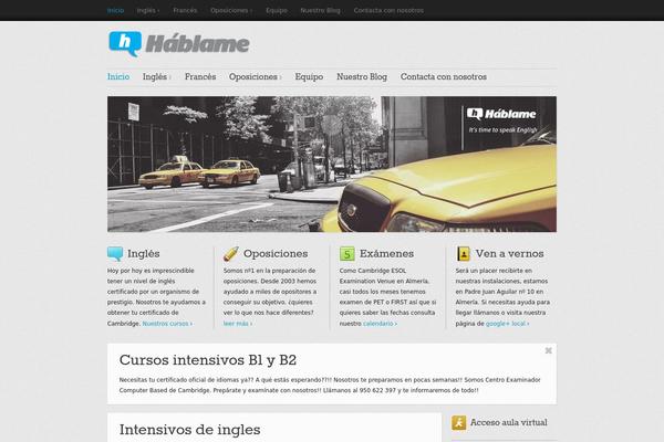 academiahablame.com site used Website