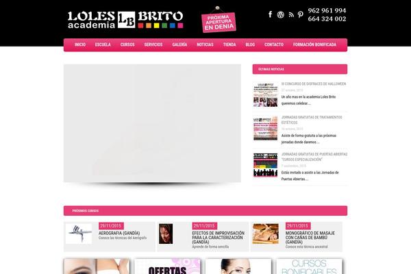 Twenty Twelve theme site design template sample