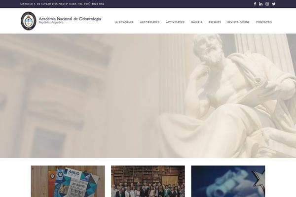 academianacionaldeodontologia.org site used Kloe