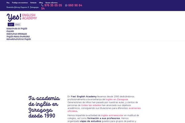 Yes theme site design template sample