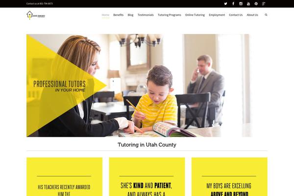 Dante theme site design template sample