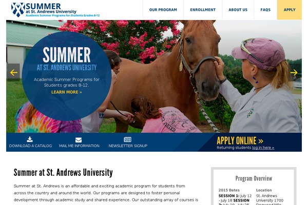 summercamps theme websites examples