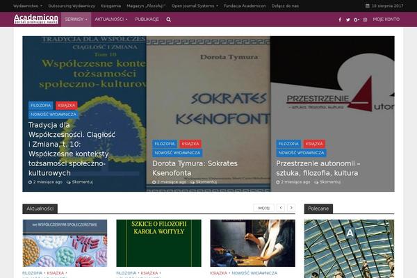 Herald-child theme site design template sample