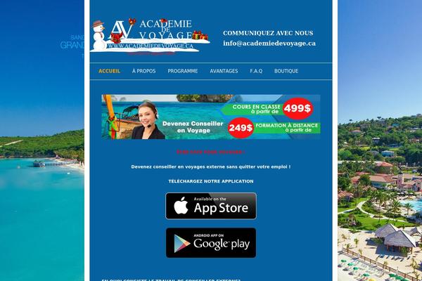 academiedevoyage.ca site used Twelve