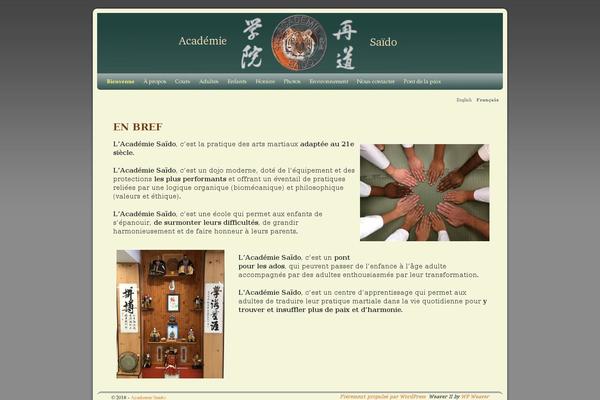 Weaver II theme site design template sample