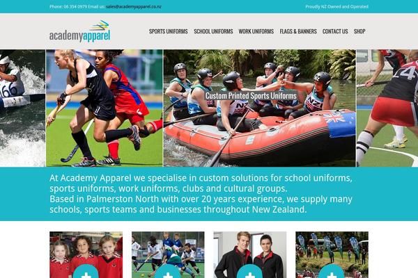 academyapparel.co.nz site used Subway