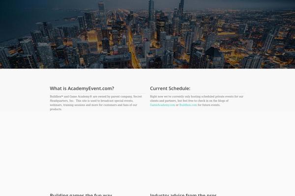 academyevent.com site used Fuzion Blog