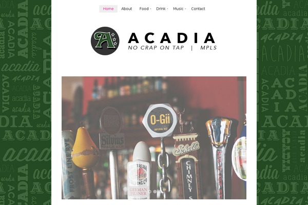 Zinnia theme site design template sample